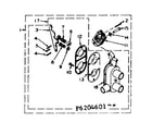 Kenmore 1106204601 two way valve assembly diagram