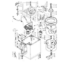Kenmore 1106214432 machine sub-assembly diagram