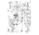 Kenmore 1106214442 machine sub-assembly diagram