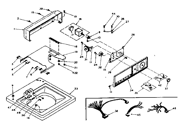 Top and console assembly