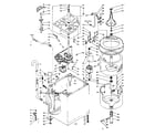 Kenmore 1106214431 machine sub-assembly diagram