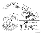 Kenmore 1106204250 top and console assembly diagram