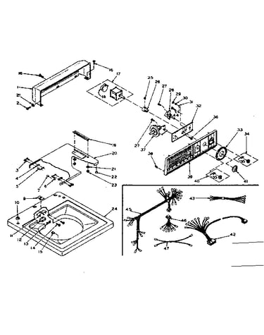 Top and console assembly