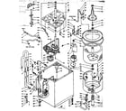 Kenmore 1106205202 machine sub-assembly diagram