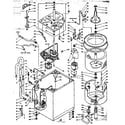 Kenmore 1106204202 machine sub-assembly diagram