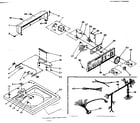 Kenmore 1106204252 top and console assembly diagram