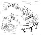 Kenmore 1106204253 top and console assembly diagram
