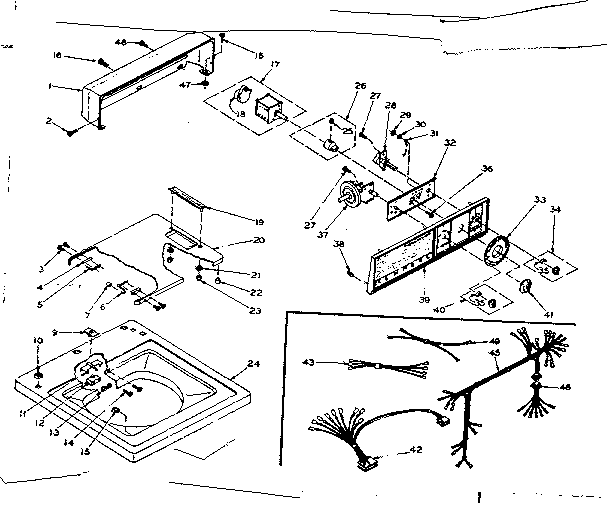 Top and console assembly