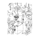 Kenmore 1106205254 machine sub-assembly diagram