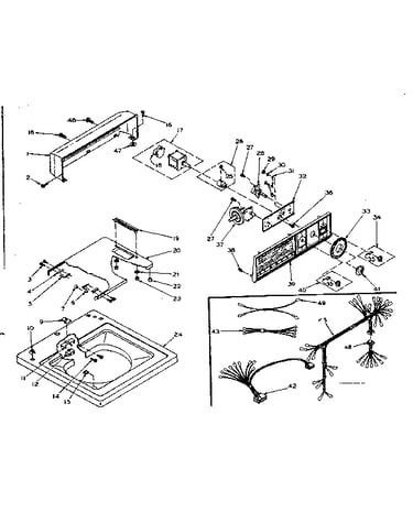 Top and console assembly