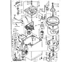 Kenmore 1106205255 machine sub-assembly diagram
