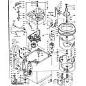 Kenmore 1106204205 machine sub-assembly diagram