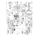 Kenmore 1106205400 machine sub assembly diagram