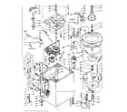 Kenmore 1106205401 machine sub-assembly diagram