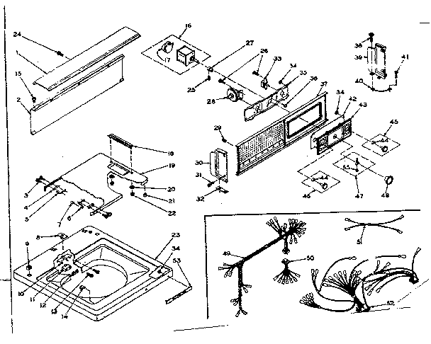 Top and console assembly