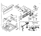 Kenmore 1106204753 top and console assembly diagram