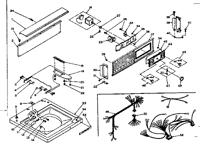 TOP AND CONSOLE ASSEMBLY