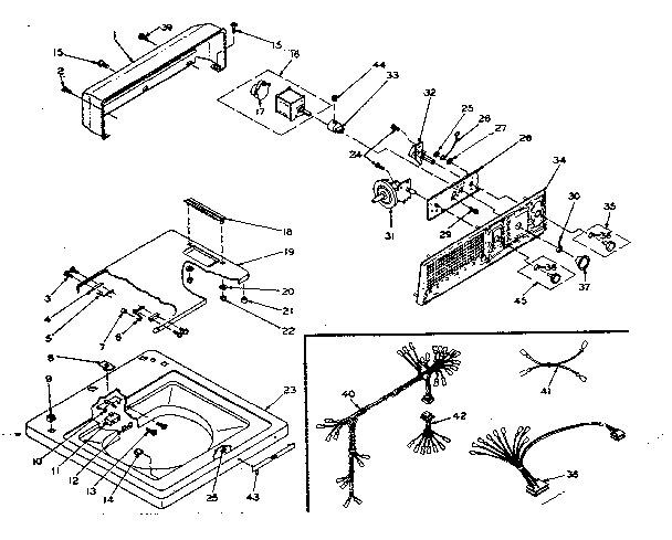 Top and console assembly