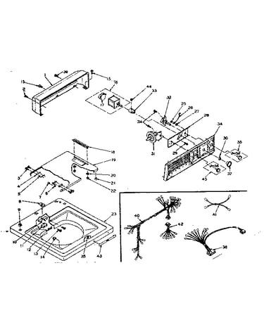 Top and console assembly