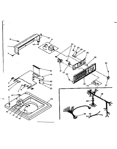 Top and console assembly