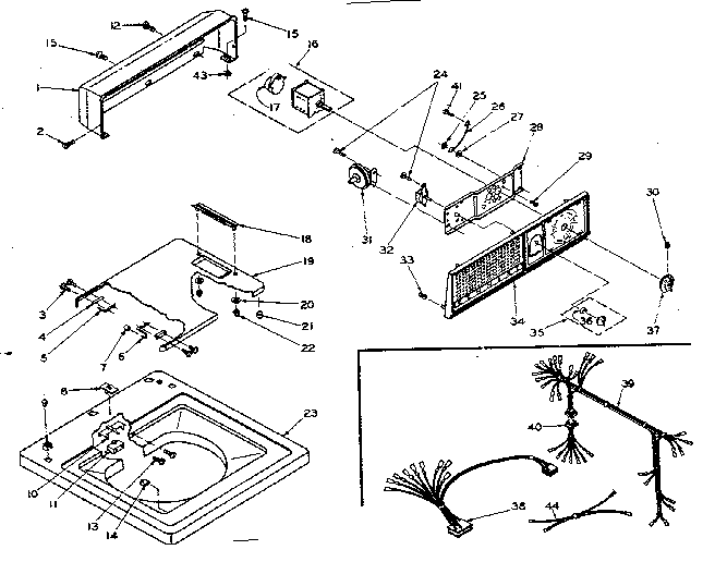 TOP AND CONSOLE ASSEMBLY