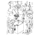 Kenmore 1106205154 machine sub-assembly diagram
