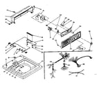 Kenmore 1106204150 top and console assembly diagram