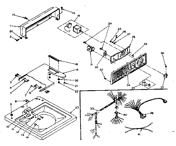 Top and console assembly