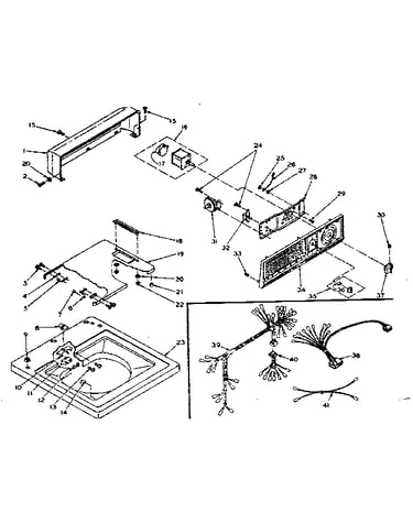 Top and console assembly