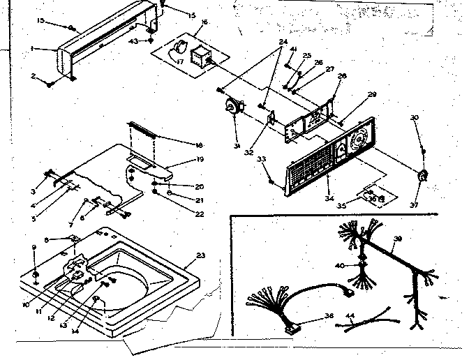 TOP AND CONSOLE ASSEMBLY