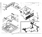 Kenmore 1106204101 top and console assembly diagram
