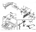 Kenmore 1106205602 top and console assembly diagram