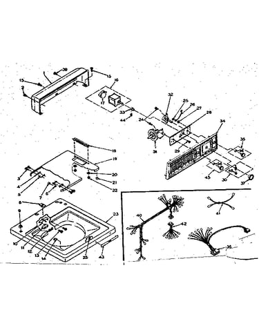 Top and console assembly