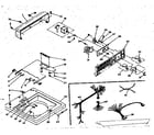 Kenmore 1106205603 top and console assembly diagram