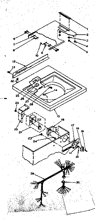 Top and control assembly