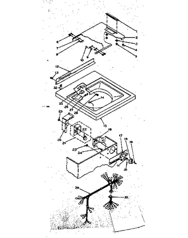 Top and control assembly