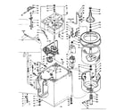 Kenmore 1106204060 machine sub-assembly diagram