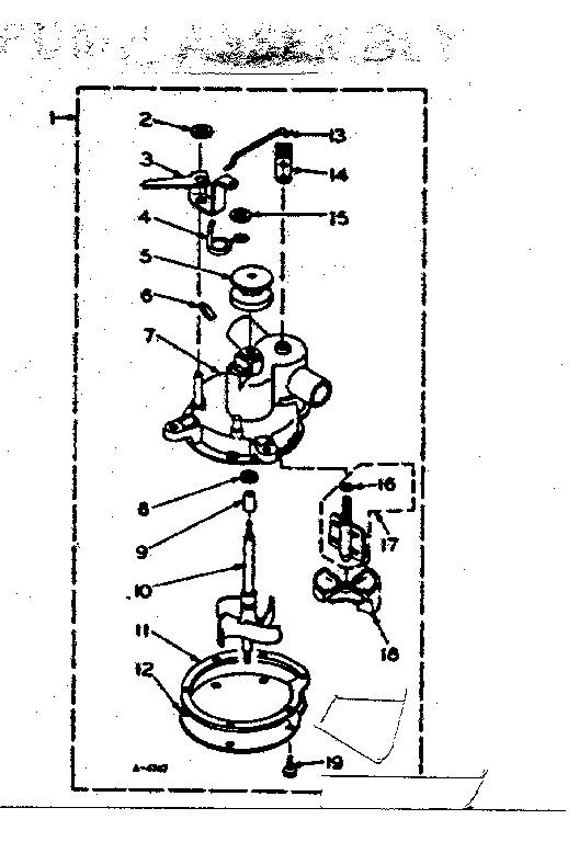 TOP AND CONTROL ASSEMBLY