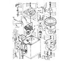 Kenmore 1106204720 washer machine sub assembly diagram