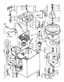 Washer machine sub assembly