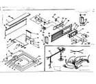 Kenmore 1106204720 top and console assembly diagram