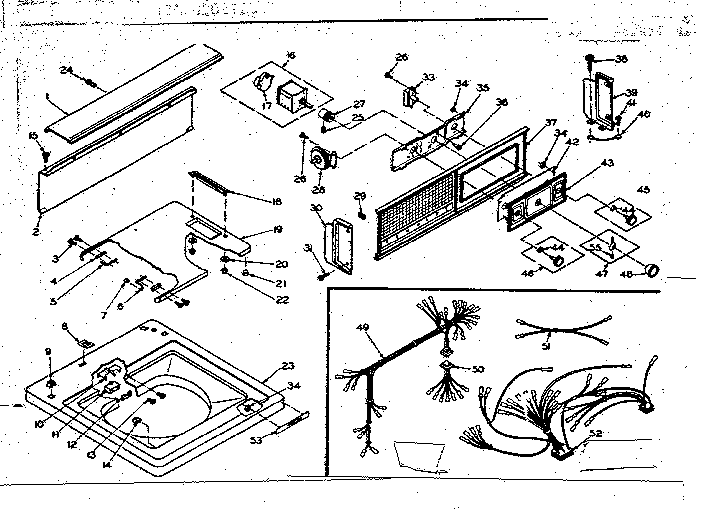Top and console assembly