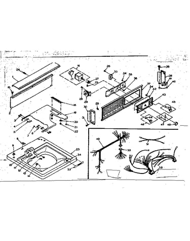 Top and console assembly