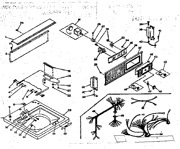 Top and console assembly