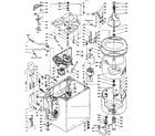 Kenmore 1106205750 machine sub-assembly diagram