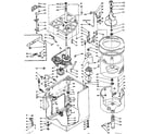 Kenmore 1106204853 machine sub assembly diagram