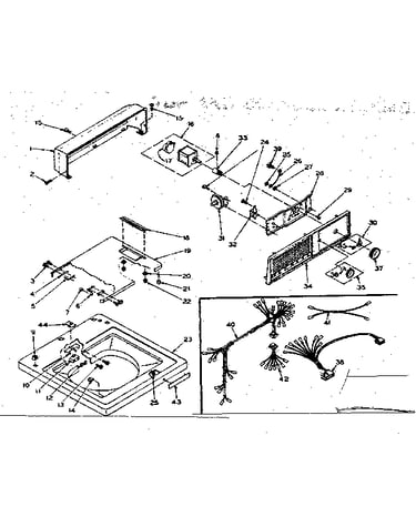 Top and console assembly