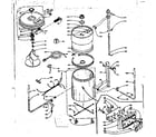 Kenmore 1106202801 machine sub-assembly diagram