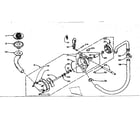Kenmore 1106202801 pump assembly and pump parts diagram