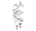 Kenmore 1106204050 top and control assembly diagram